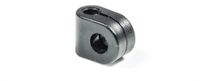 Bofix PVC Draadstang Klem Zwart