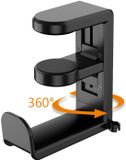 My Wall bureauklem voor hoofdtelefoons en headsets | zwart