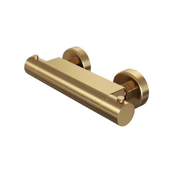 Brauer Gold Edition Douchethermostaat - Geborsteld Goud - 5 jaar garantie