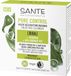 SANTE Naturkosmetik Pore Control vaste gezichtsreiniging, 60 g, poriëndiepe reiniging voor de gemengde huid, met BHA, niacinamide-effect en biologische groene thee, zeepvrij en dermatologisch getest