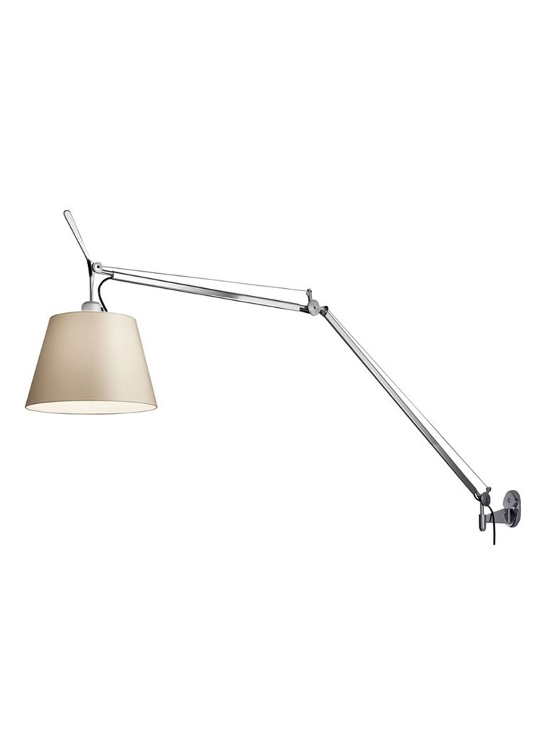 Artemide Tolomeo Mega parete wandlamp met dimmer aluminium 206 cm