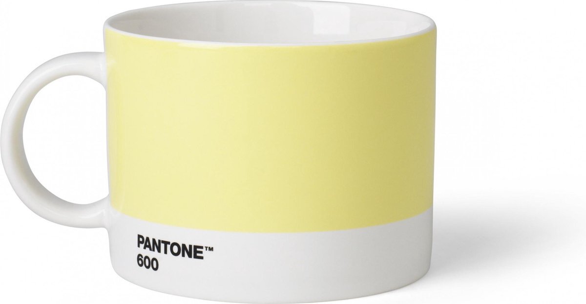 Pantone Mok 104 X 80 Mm Keramiek 475 Ml Lichtgeel/wit