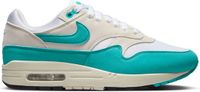 Nike Air Max 1 Unisex Sneakers Blau/Grün Leder Größe 42.5