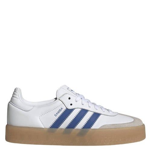 adidas Originals Sambae sneakers wit/kobaltblauw