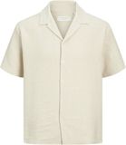 JACK&JONES JORMONTAUK CROCHET SHIRT SS SA26 LN Homme Chemise M Coton/Polyester Antique White