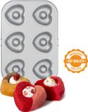 Decora Non-Stick Heart Donut Pan