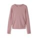 NAME IT KIDS gebreide longsleeve - oudroze
