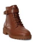 Lauren Ralph Lauren Bottines Allyson en cuir avec bride marron