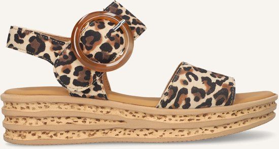 Gabor Plateausandalen voor dames, Natuurlijk 34, 36 EU