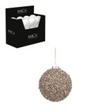 Mica Decorations Lametta décoratif 10cm en plastique, couleur beige 1 pièce