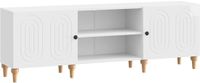 vidaXL TV-kast 150 x 31 x 50 cm Hoogglans Wit Bewerkt hout