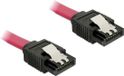 Cablexpert SATA datakabel - plat - SATA600 - 6 Gbit/s / rood - 0,10 meter