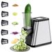Électrique trancheuse à légumes, 5-en-1, 500W, acier inoxydable, avec 5 lames