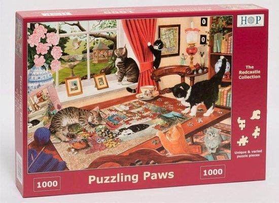 Legpuzzel - 1000 stukjes - Puzzling Paws - House of Puzzles