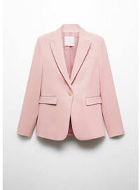 Mango Mango getailleerde blazer lichtroze