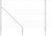 vidaXL - Gelast Draadhek met Spikes - 25 x 1,5 m - Gegalvaniseerd Staal - Zilver