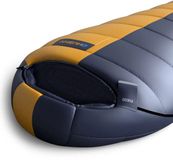 Husky ThermoPro Fuego Mummy Sleeping Bag -5°C - 210 x 85 cm - Blue with Mustard