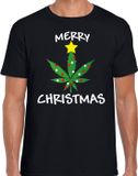 Bellatio Decorations Foute humor Kerst t-shirt wiet - heren - zwart L