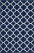 Safavieh Dhurrie Collectie DHU627 Vloerkleed, 122 x 183 cm, Navy & Ivoor