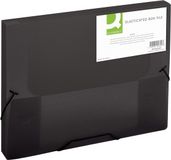 Q-CONNECT elastobox | A4 | rug 25 mm | zwart
