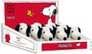 Snoopy Velours côtelé Crème en présentoir - 12 cm - 5