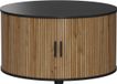 Vicco Selva Salontafel – 80 x 80 cm met schuifdeur Eiken/zwart