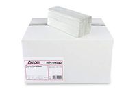 Quicky Papieren handdoek, C-vouw, 25 x 23 cm, 2-laags, rec. grijs, 4000 vellen, per stuk verpakt (1 x 1 stuk), bruin, 25 x 31 cm