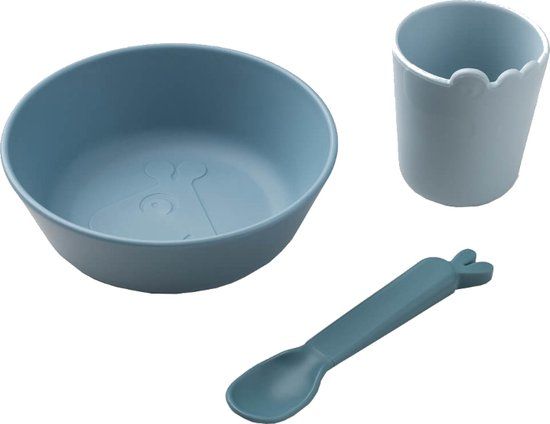 Done by Deer Kiddish First Meal Set - Blue