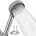 Ibenzoa® Hogedruk Douchekop met Slang 2m - 5 Massage Straalsoorten, Chroom
