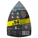 Norton Professional strippads 102 x 152 mm, korrel gesorteerd maten set van 14