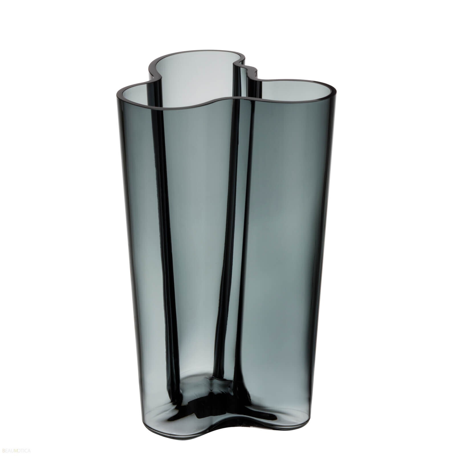 Iittala Alvar Aalto Vaas 25 1 cm - Donkergrijs