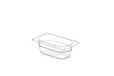 HENDI Gastronorm container, BPA vrij, temperatuurbestendig van -40° tot 90°C, geschikt voor koelkasten en vriezers, reuk- en smaakvrij, 0,6L, GN 1/9, 176x108x(H)65mm, tritan, transparant