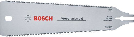 Bosch Home and Garden 1600A02ZB9 Japans zaagblad Ryoba 250 mm