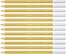 Stabilo Pastelkrijtstift - CarbOthello - 12 stuks - goudoker - 4006381279413