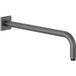KLUDI A-QA Bras de douche mural 400 mm - rosace carrée métal brossé, 66534N2-00