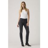 Levi's 724 High Rise Straight Jeans Dames Zwart