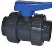 EFFAST Kogelkraan PVC Lijm met dubbele wartel 25mm