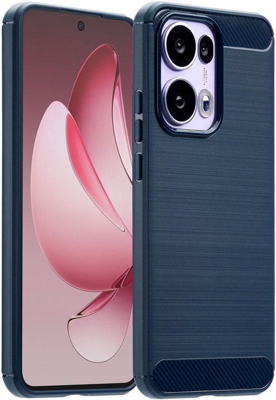 imoshion Brushed Backcover - Donkerblauw - Geschikt voor Oppo Reno 13 Pro