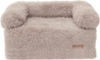 By Cee Cee Origineel Hondendeken Bank – Hondenkleed Bank - Fluffy Hondenmand - Premium - Volledig Afritsbaar - Mokka Taupe - 85x90 - Maat M