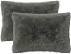 vidaXL - Kussensloop - 2 stuks - HEERLEN - Lichtgrijs - 50 x 75 cm - PV Fleece
