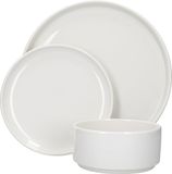 Mikasa Camberlie Servies Set, 12 Delig, Porselein, Wit