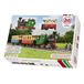 LGB 70307 L70307 Tuinbaan, starterset, reistrein, tuinbaan, modelspoorbaan, met locomotief en twee wagons, spoorweg G, 85 x 12 x 16 cm