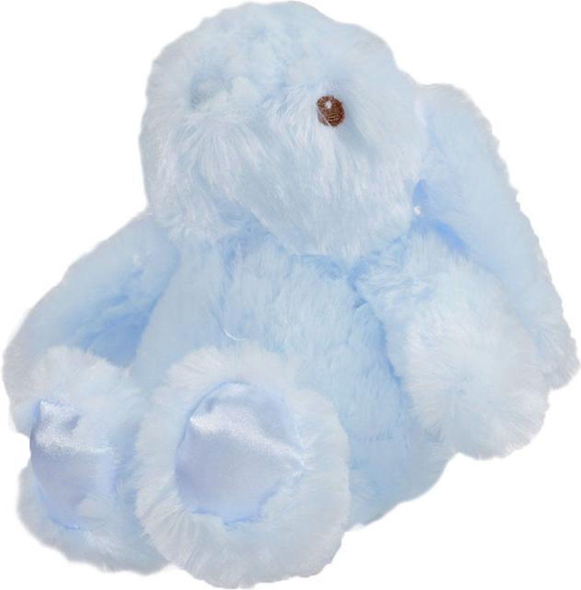 Soft Touch knuffelkonijn junior 20 cm blauw