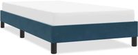 vidaXL Bedframe zonder matras, donkerblauw, 100 x 210 cm, fluweel