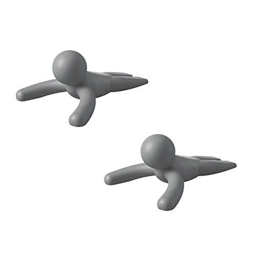 Umbra Buddy deurstopper, set van 2, Houtskool
