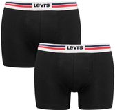 Levi's Placed Sportswear Logo Boxer 2-pack - Zwart - XXL
