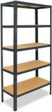 Shelfplaza HOME metalen stellingkast - 180x70x60 cm - antraciet - 5 planken