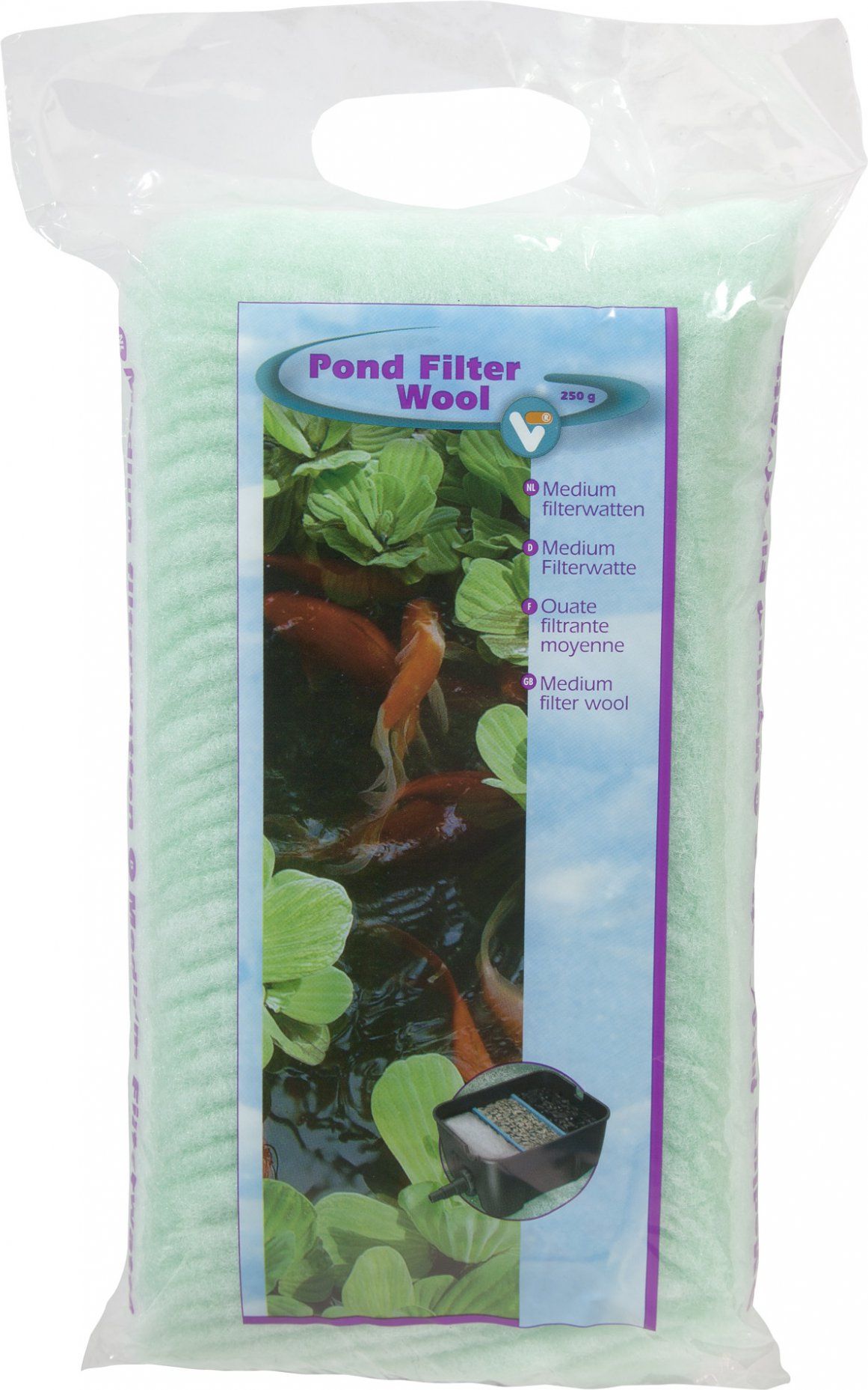 VT Pond Filter Wool Green - 8711921083264