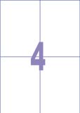 Kangaro Etiketten ILK 105x148mm - 25 vel - 4 stickers per vel