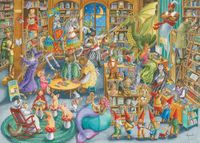 Ravensburger Midnight at the Lib 1000 PC Puzzle, Nieuwe versie